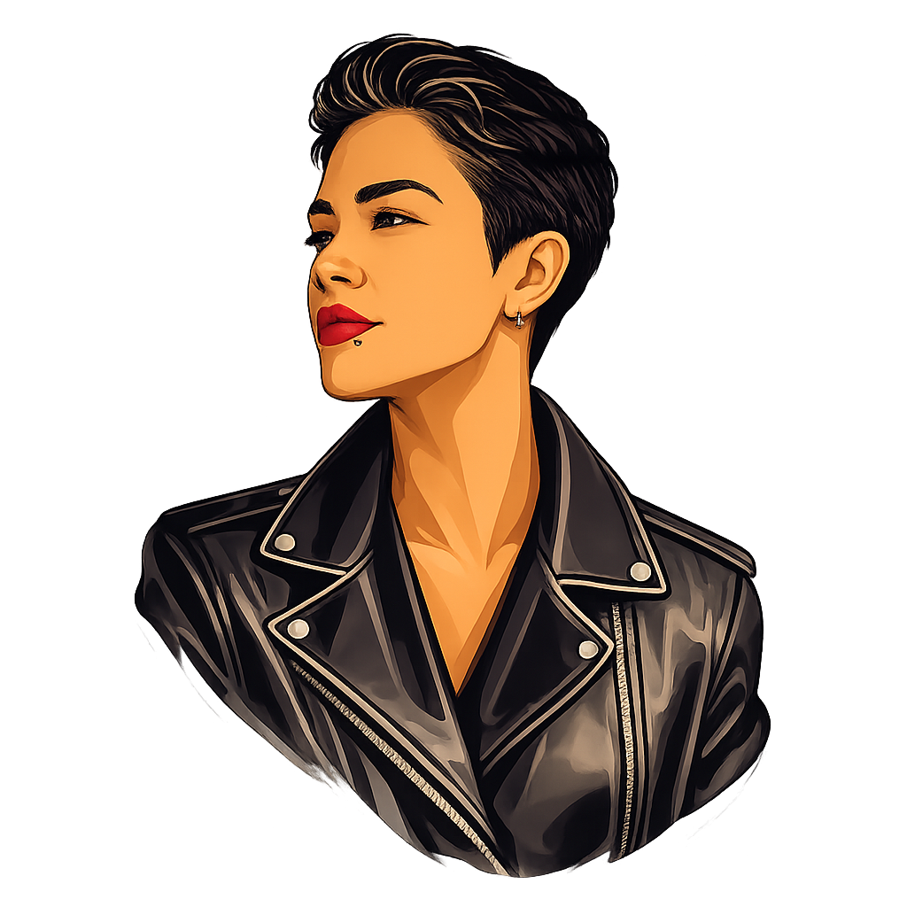 Illustrated portrait of Layla Abu-Khadra